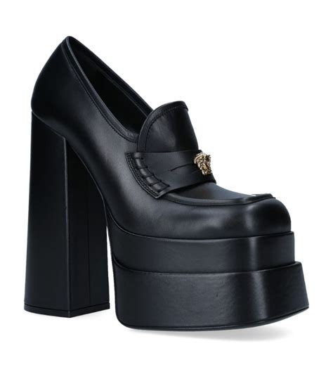 versace 1669 loafers|versace intrico platform loafers.